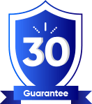 30 Days money back guarantee